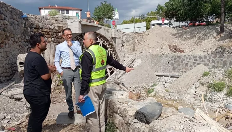 Beypazarı’da köprülerin restorasyonu devam ediyor